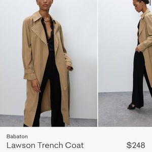 Aritzia Lawson Trench Coat
